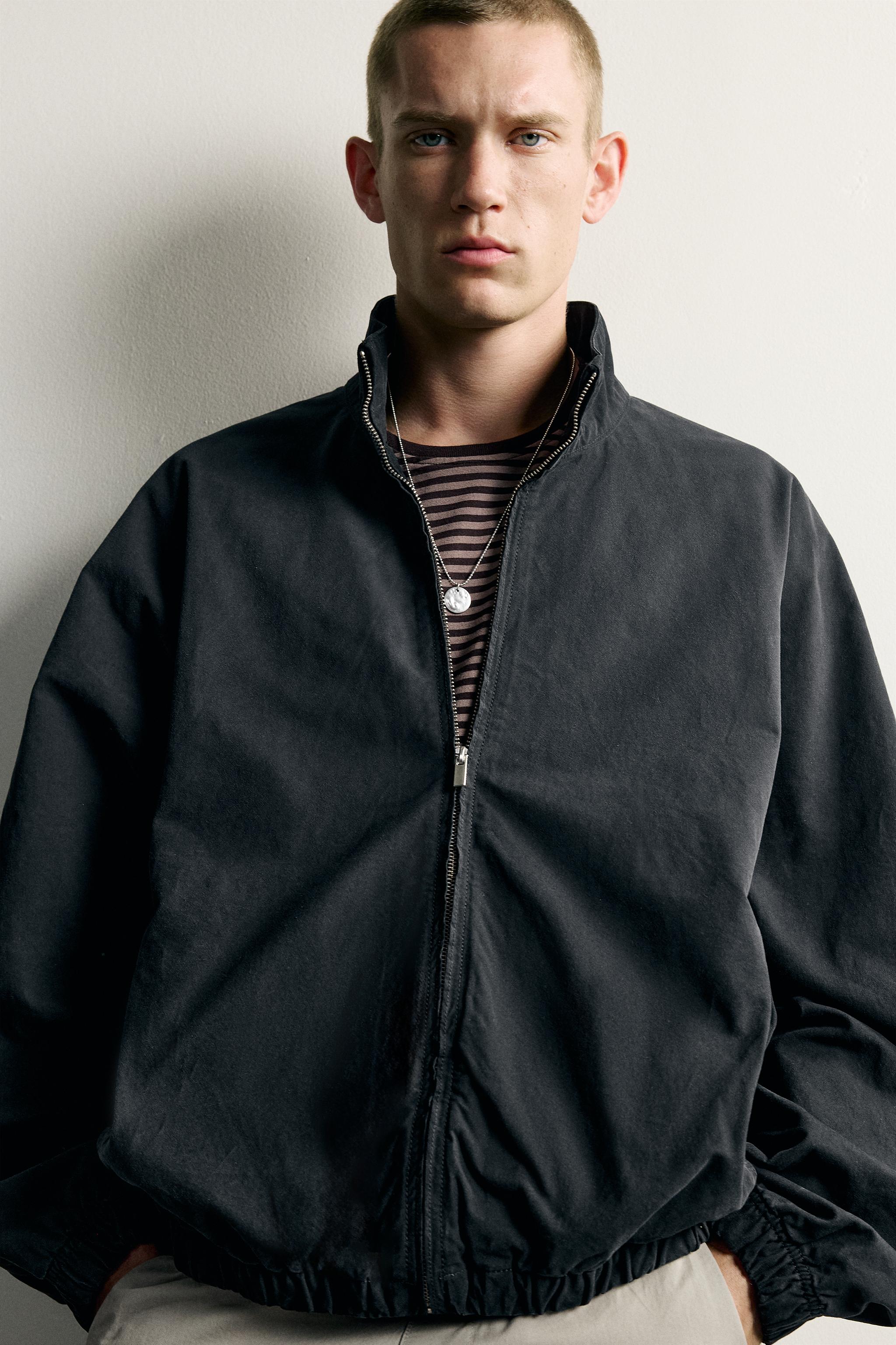 BLOUSON RELAXED FIT LAVÉ